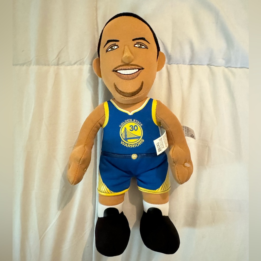 STEPH CURRY 10" PLUSH DOLL ACTION FIGURE - BLEACHER CREATURES